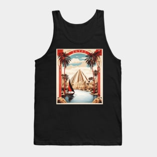 The Nile River Egypt Vintage Poster Tourism Tank Top